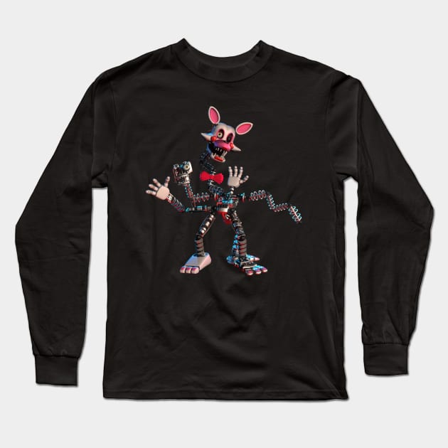 The Mangle FNAF 3D Long Sleeve T-Shirt by Toribit